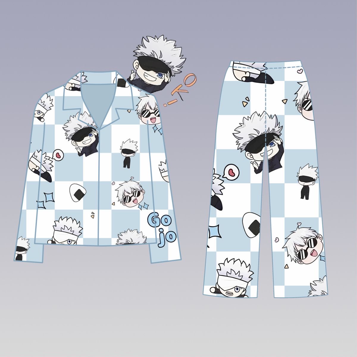 Anime Cosplay Couple - Jujutsu Battle Pain Kleidung Gojo Gojo