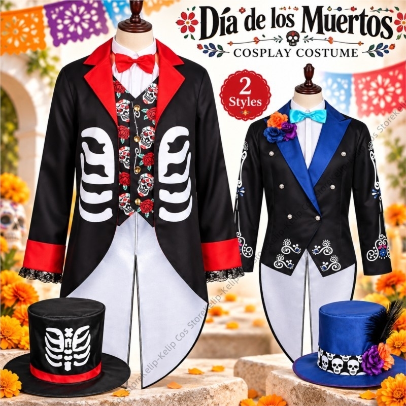 Día de los Muertos Paar-Cospla – Anime Cosplay Couple Bewertung und Preis