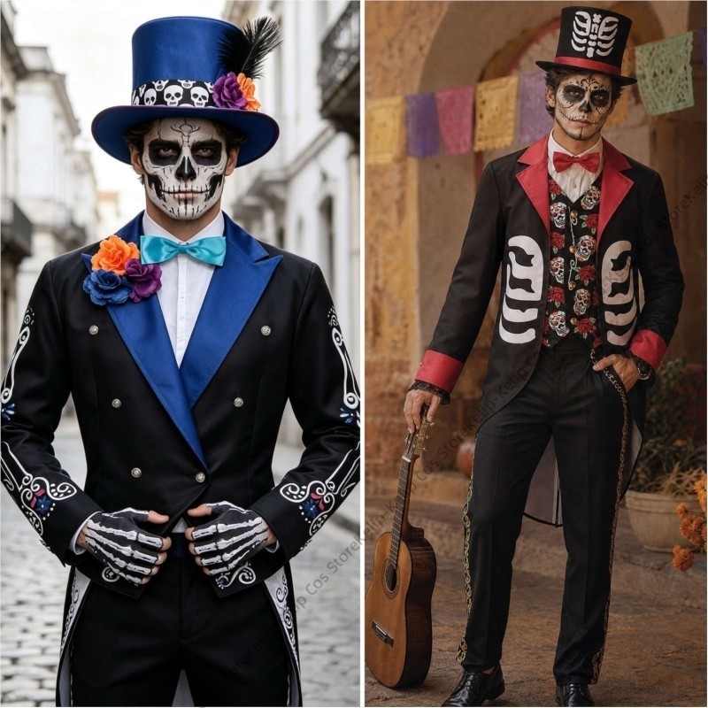 Día de los Muertos Paar-Cospla – Anime Cosplay Couple Bewertung und Preis