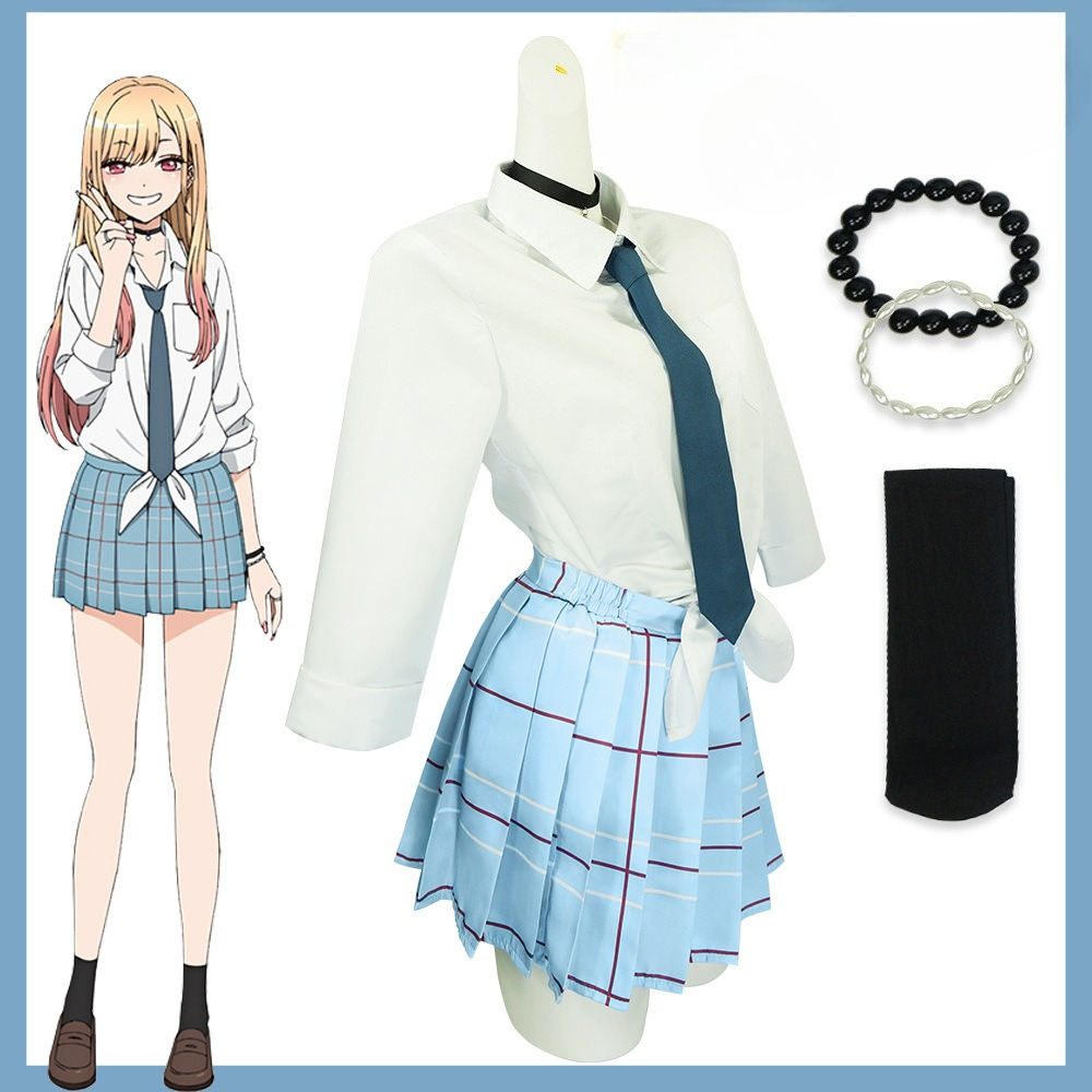 Anime JK Schuluniform Kleid Di – Kitagawa Anime Cosplay Bewertung und Preis