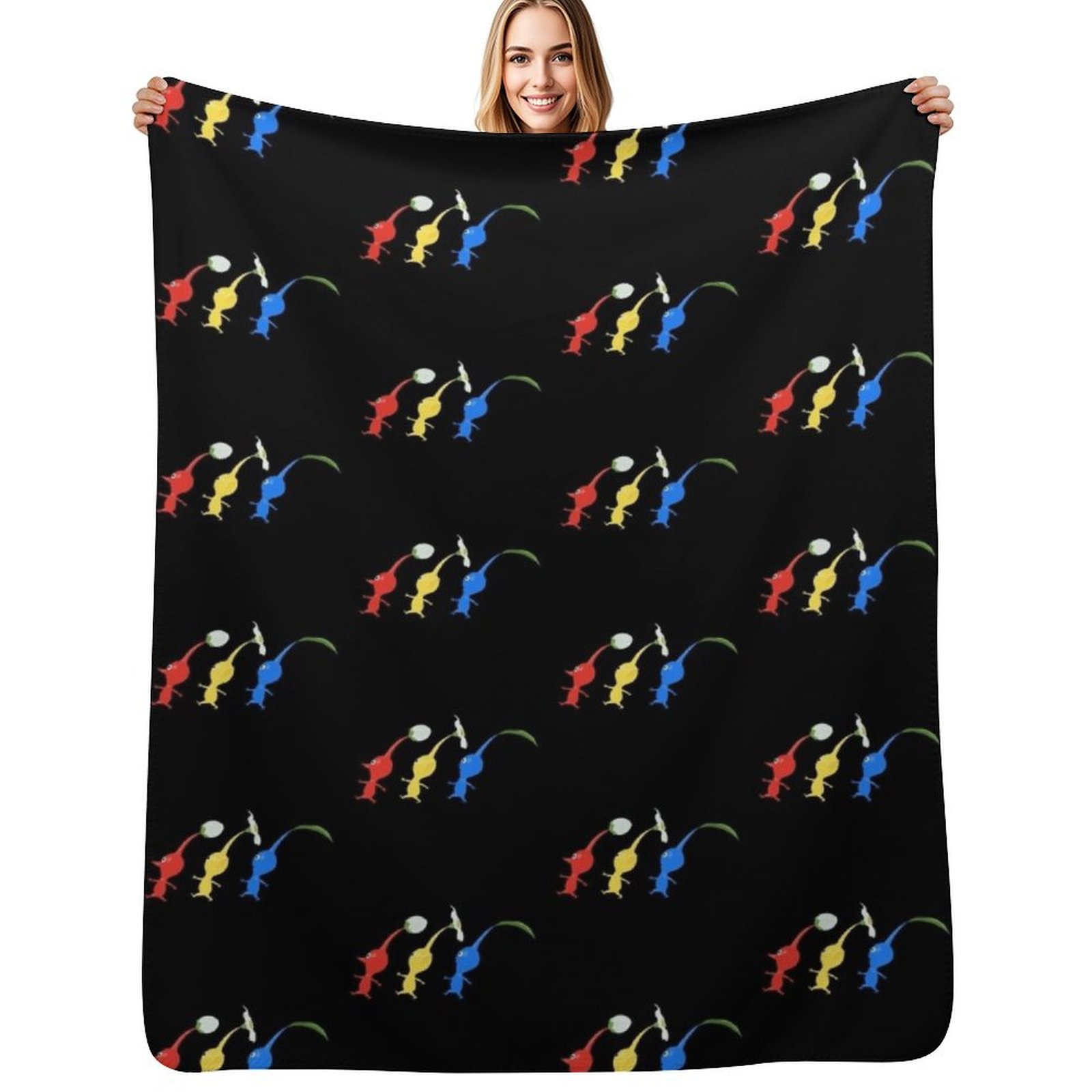 3 Pikmin Running Überwurfdecke – Anime Cosplay Idea Bewertung und Preis